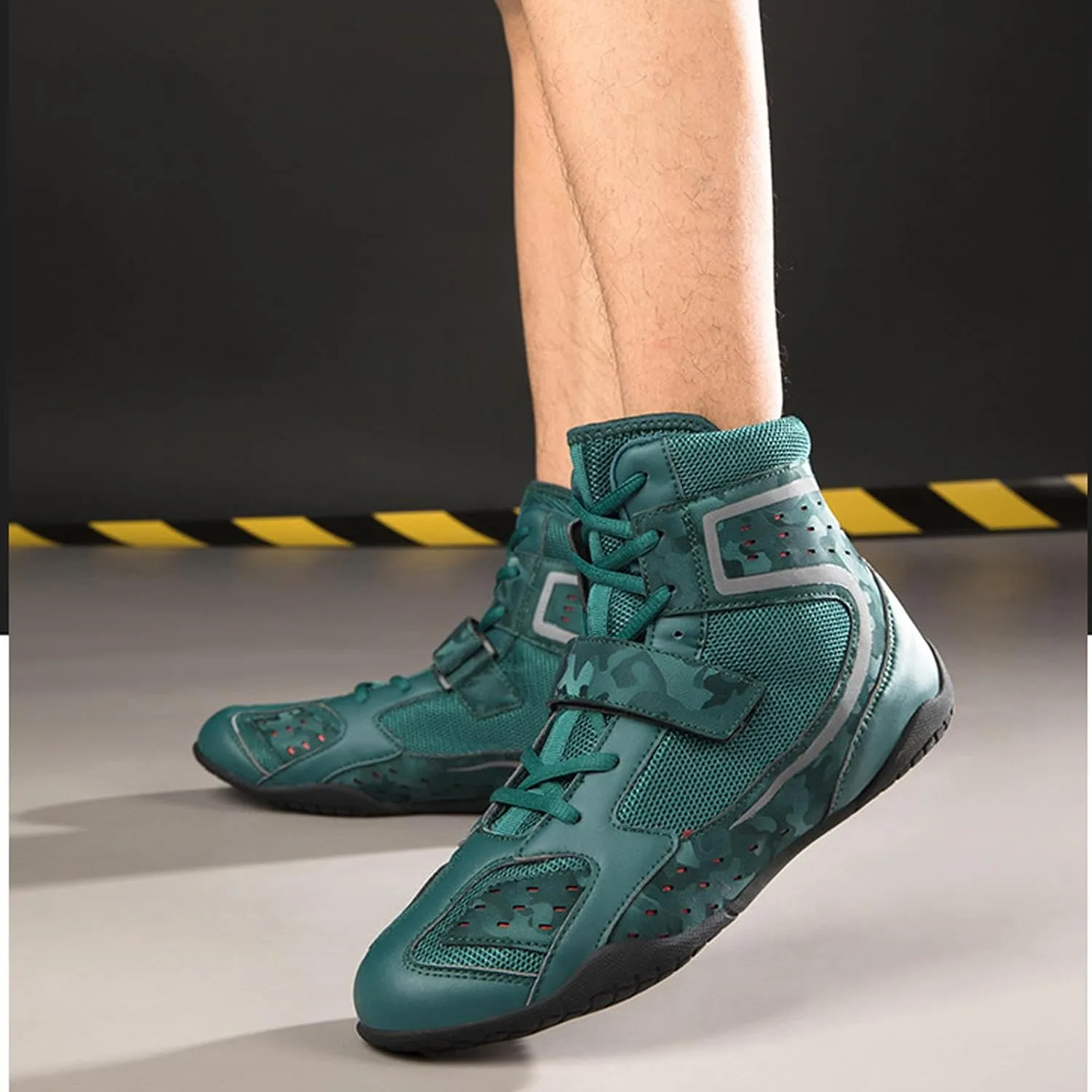 Men's Women's Boxing Boots, Mens Kids Adults Wrestling Shoes, Unisex Junior Boxers Trainers Fight Shoes Breathable Athletic Fitness Shoes