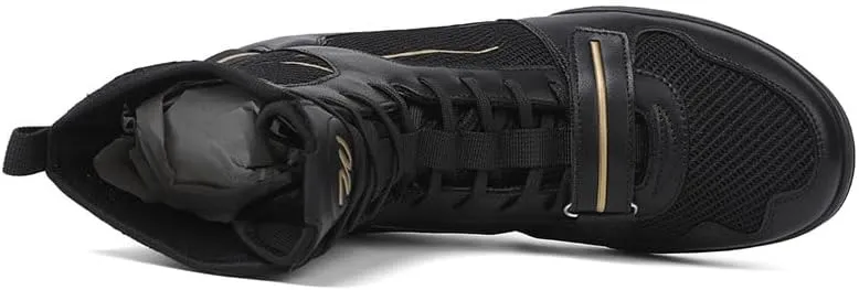 Mens Wrestling Shoes Unisex Breathable Fitness Shoes for Wrestling Boxing Weightlifting Boot Lightweight Bodybuilding Training