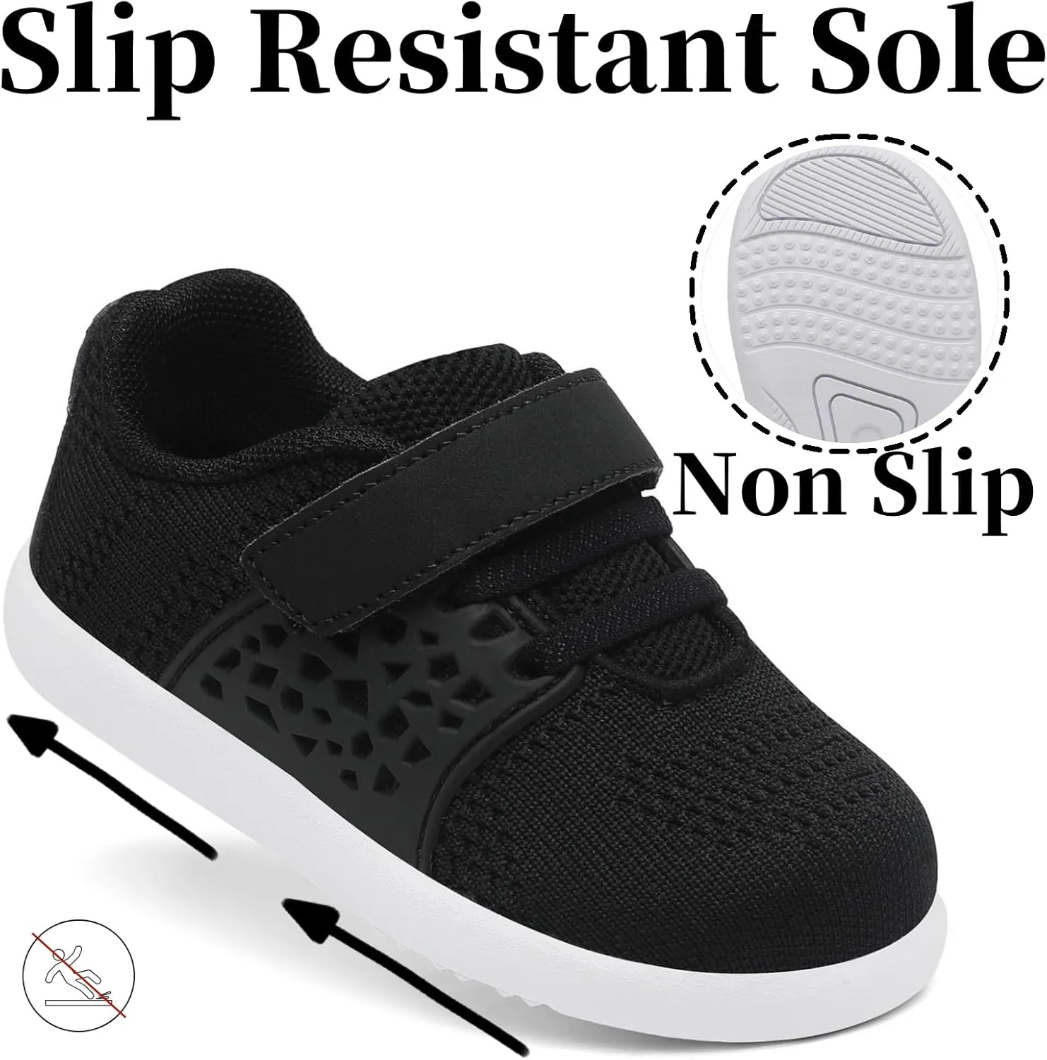 Nihaoya Baby Shoes Girls Boys First Walking Shoes Mesh Lightweight Toddler Cute Sneakers Flexible Sole 0-24 Month 2-3 Years Old