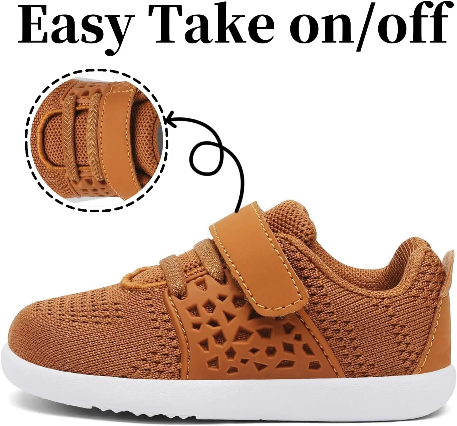 Nihaoya Baby Shoes Girls Boys First Walking Shoes Mesh Lightweight Toddler Cute Sneakers Flexible Sole 0-24 Month 2-3 Years Old