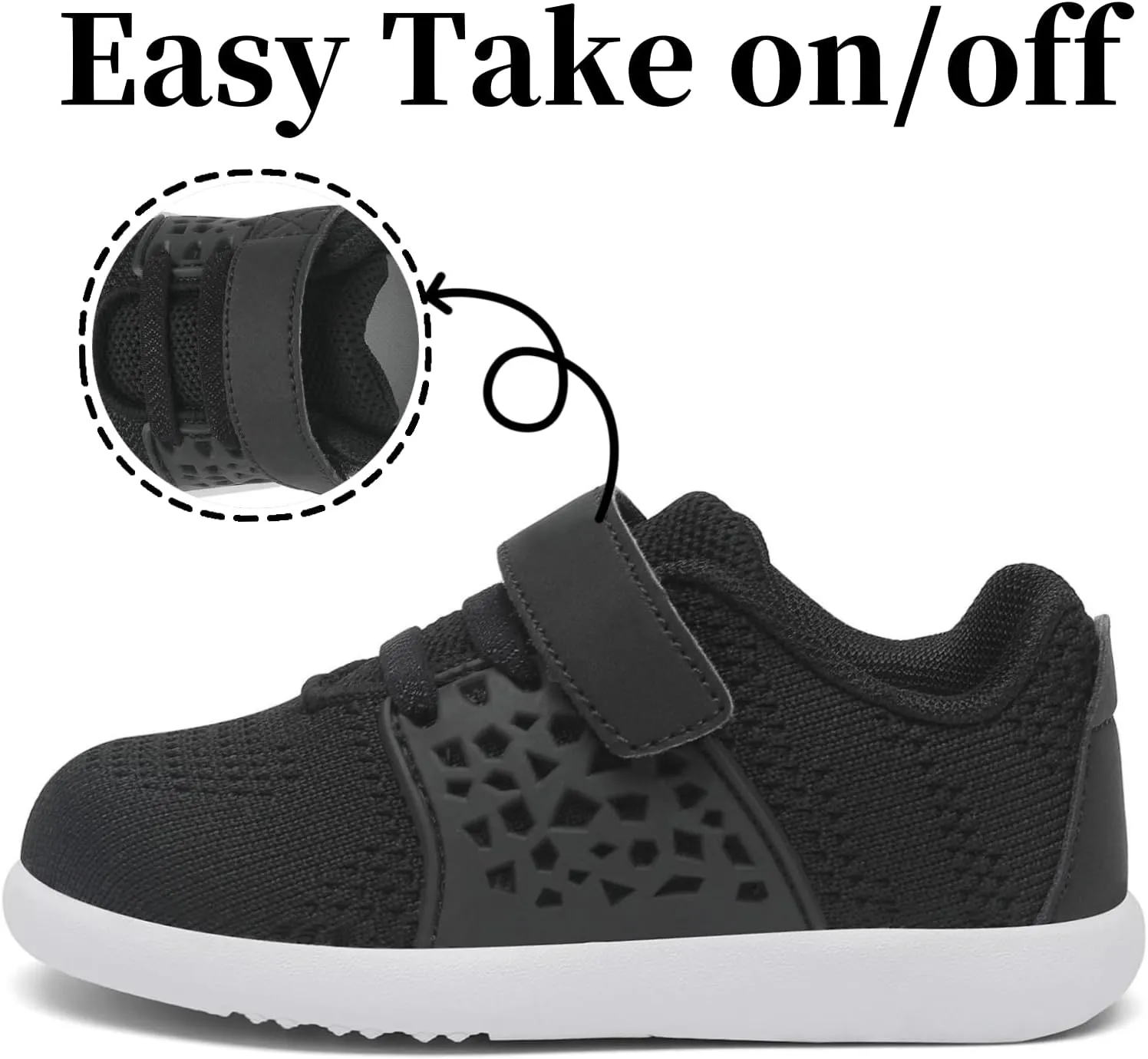 Nihaoya Baby Shoes Girls Boys First Walking Shoes Mesh Lightweight Toddler Cute Sneakers Flexible Sole 0-24 Month 2-3 Years Old