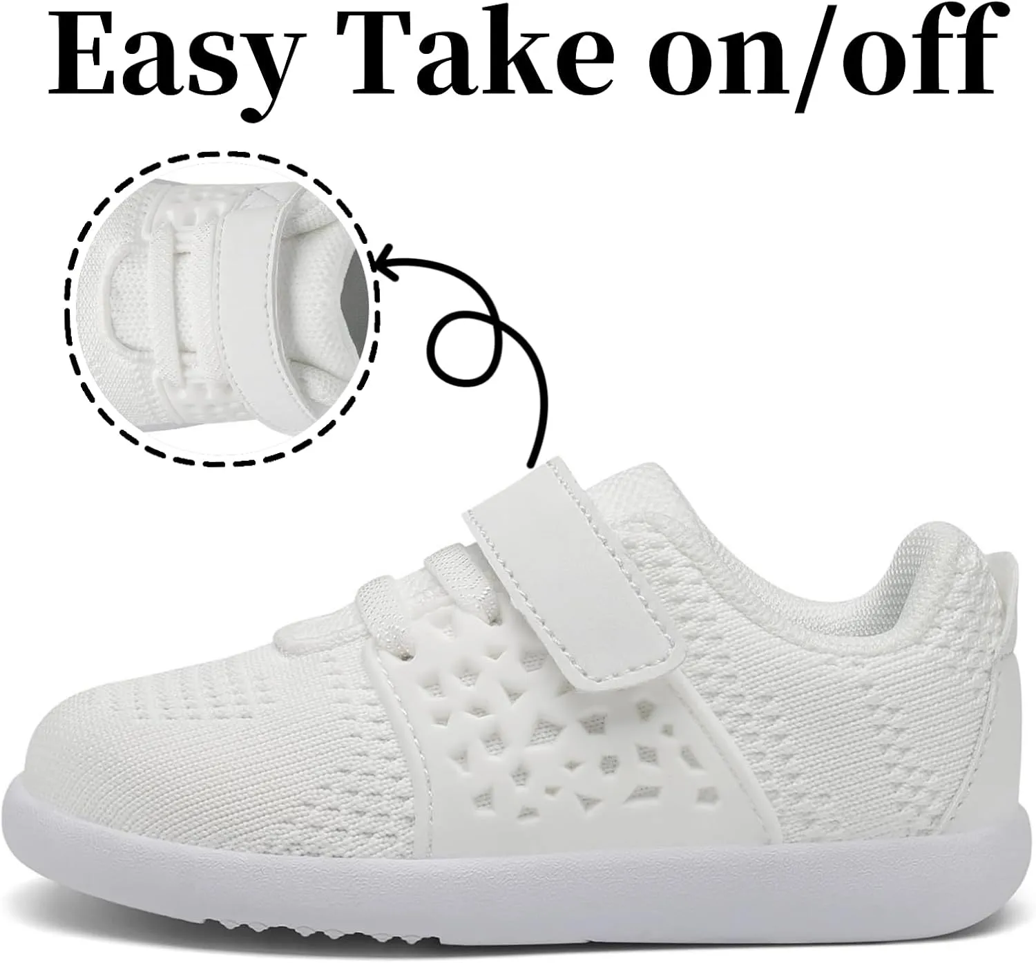 Nihaoya Baby Shoes Girls Boys First Walking Shoes Mesh Lightweight Toddler Cute Sneakers Flexible Sole 0-24 Month 2-3 Years Old