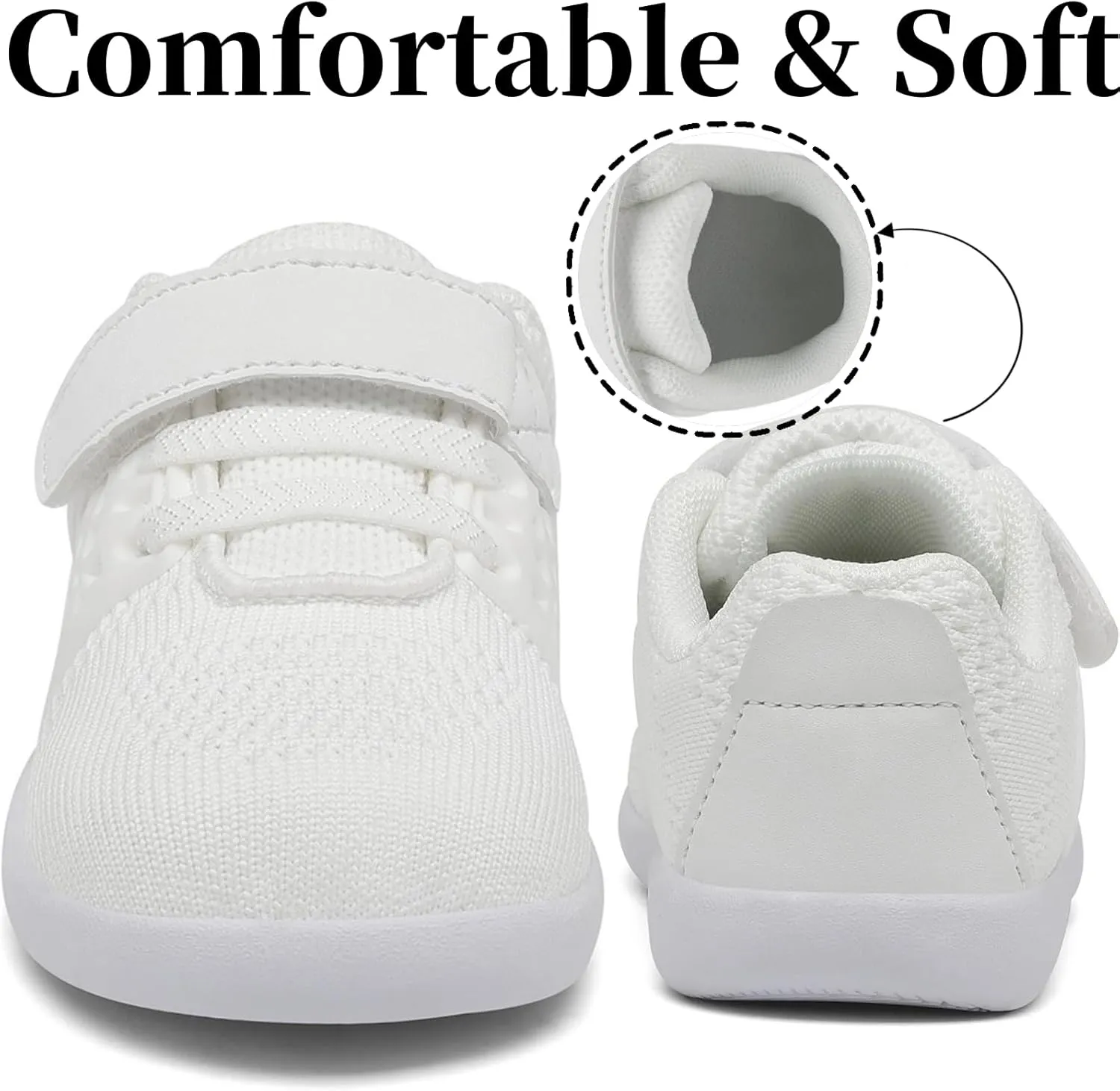 Nihaoya Baby Shoes Girls Boys First Walking Shoes Mesh Lightweight Toddler Cute Sneakers Flexible Sole 0-24 Month 2-3 Years Old