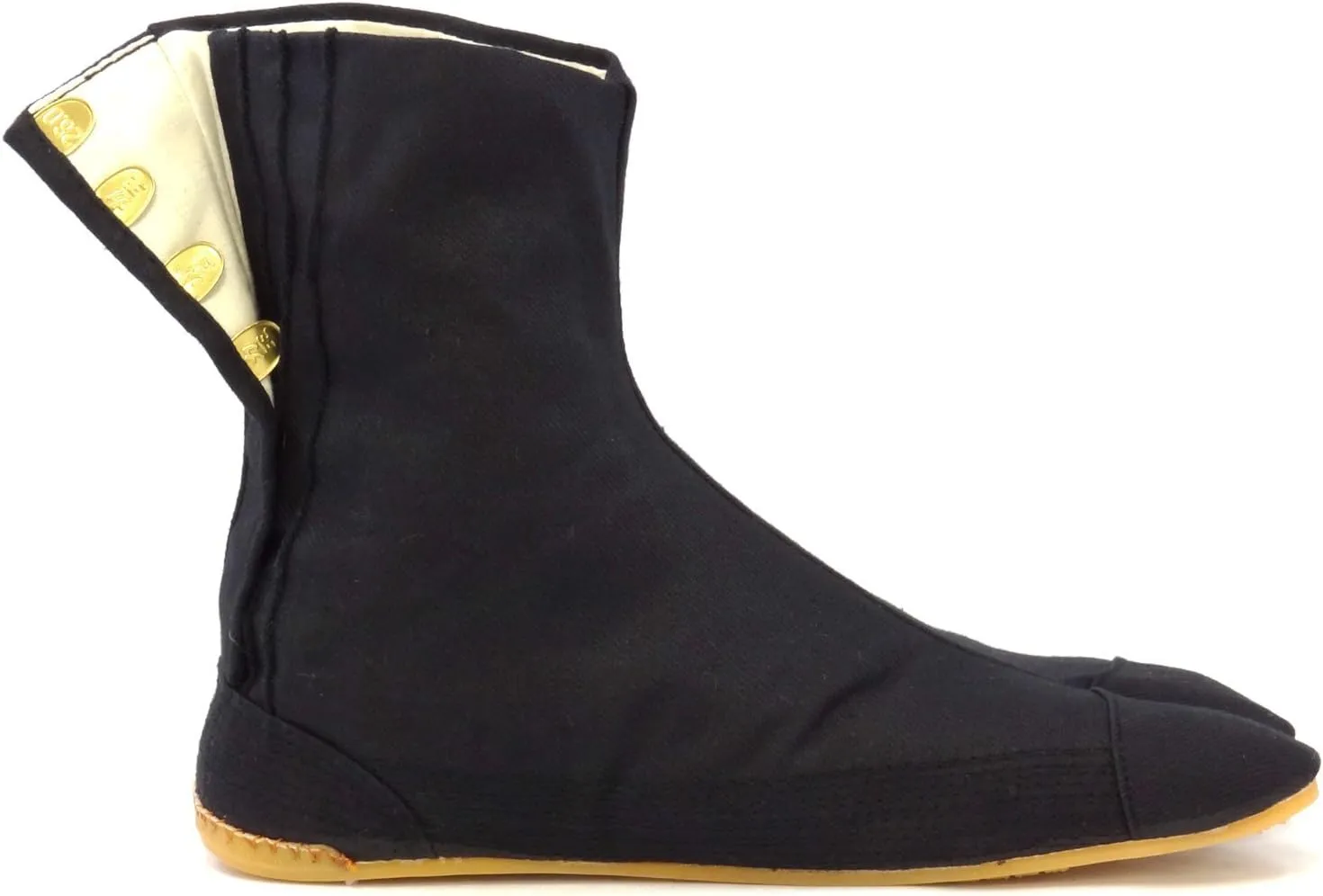 Ninja Low Top Comfort-Cushioned ! Black Rikio Jikatabi
