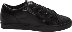 Pastry Unisex Fashion Sneakers  Glossy, Paris Praline Style, Black & White