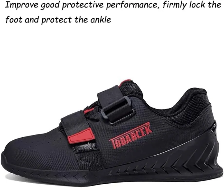 Professional non-slip breathable Weightlifting Shoes Mens adults,Squat Shoes, Deadlift Shoes,Powerlifting & Bodybuilding Shoes Fitness Shoes,for Weight Lifting Hard Pulling & Weight Training,39-45 EU
