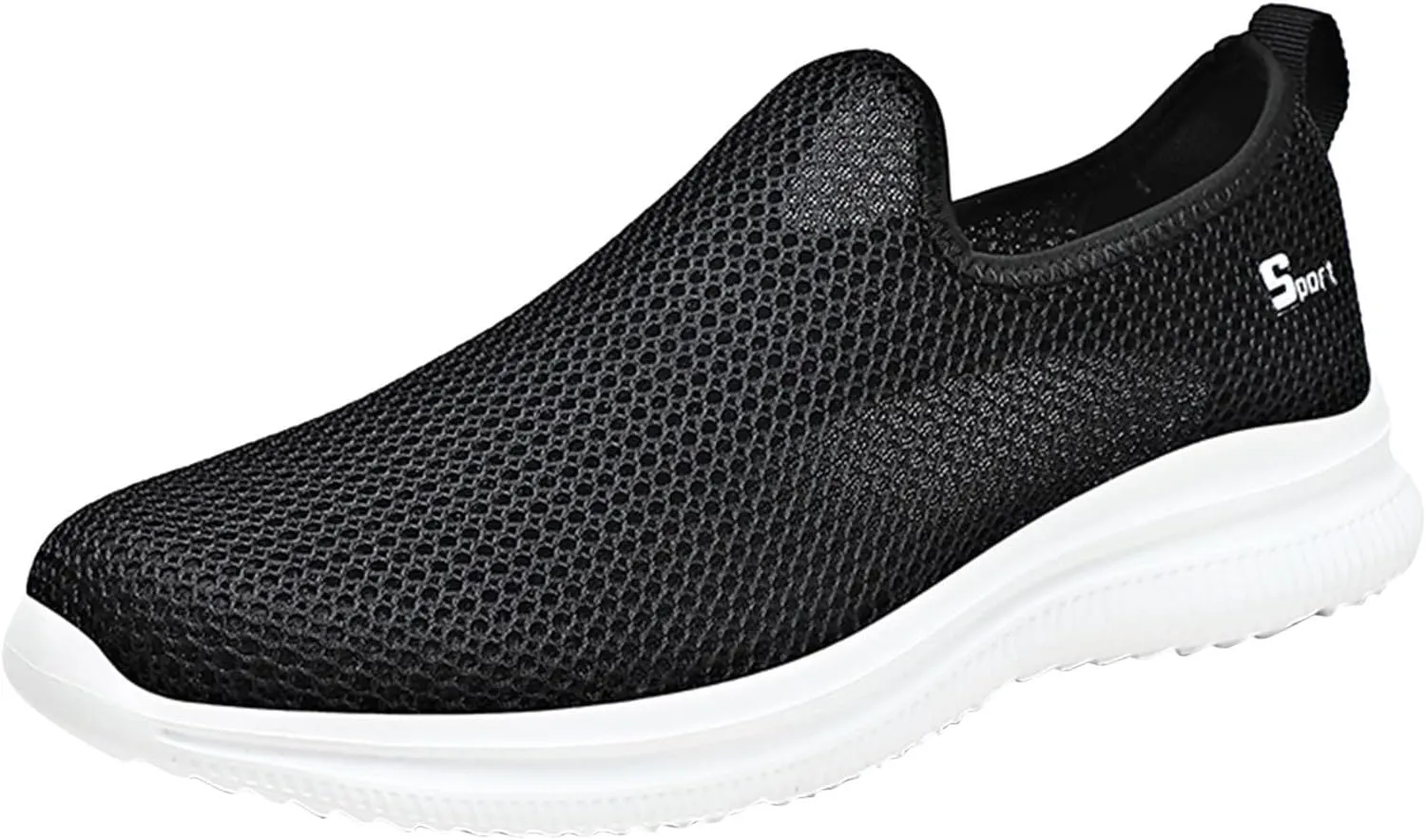 Running Shoes for Men Mesh Ladies Casual Shoes Platform Sneakers Men's KnitFlex Breeze Mesh Sneakers Oxfords Lace White Tennis Shoe Loafers Shoe