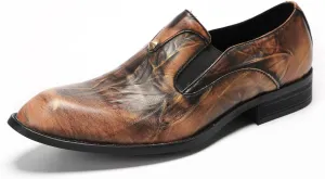 Santimon Mens Loafers Formal Dress Slip On Shoes Leather Wedding Fashion Casual Driving Penny Loafers Business Prom Tuxedo Summer Shoes for Men