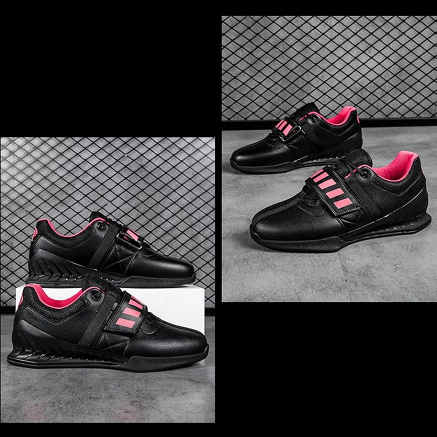 Squat Shoes Men's Deadlift Shoes Weightlifting Powerlifting & Bodybuilding Shoes Fitness Shoes for Weight Lifting Hard Pulling and Weight Training
