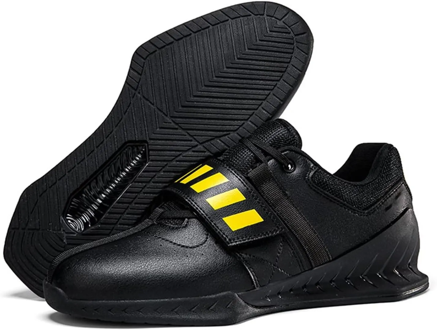 Squat Shoes Men's Deadlift Shoes Weightlifting Powerlifting & Bodybuilding Shoes Fitness Shoes for Weight Lifting Hard Pulling and Weight Training