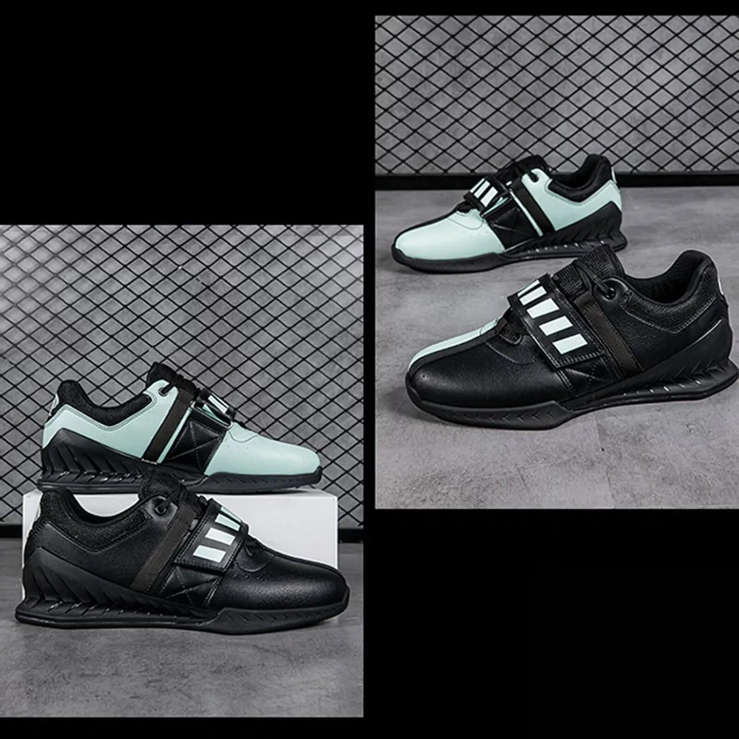 Squat Shoes Men's Deadlift Shoes Weightlifting Powerlifting & Bodybuilding Shoes Fitness Shoes for Weight Lifting Hard Pulling and Weight Training