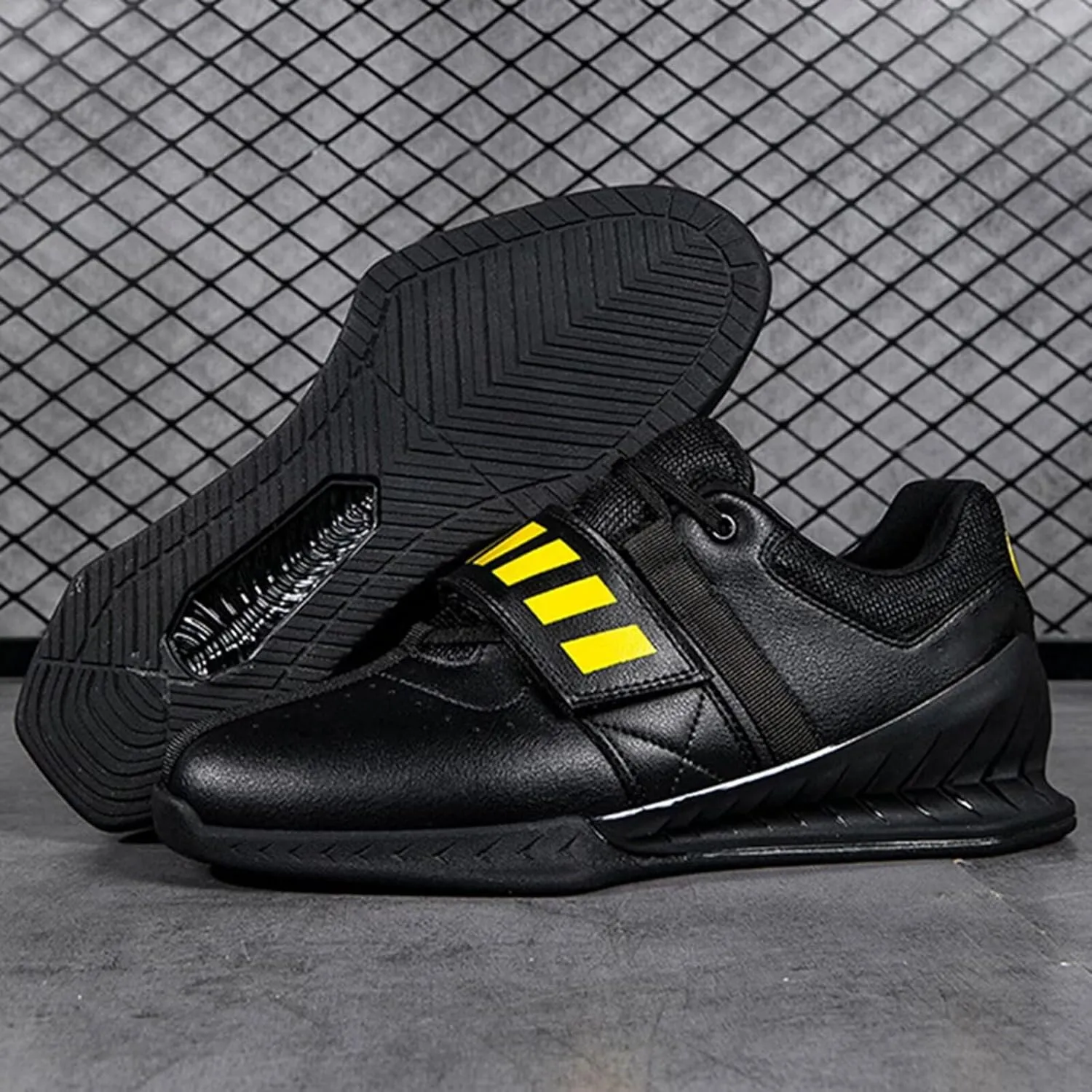 Squat Shoes Men's Deadlift Shoes Weightlifting Powerlifting & Bodybuilding Shoes Fitness Shoes for Weight Lifting Hard Pulling and Weight Training