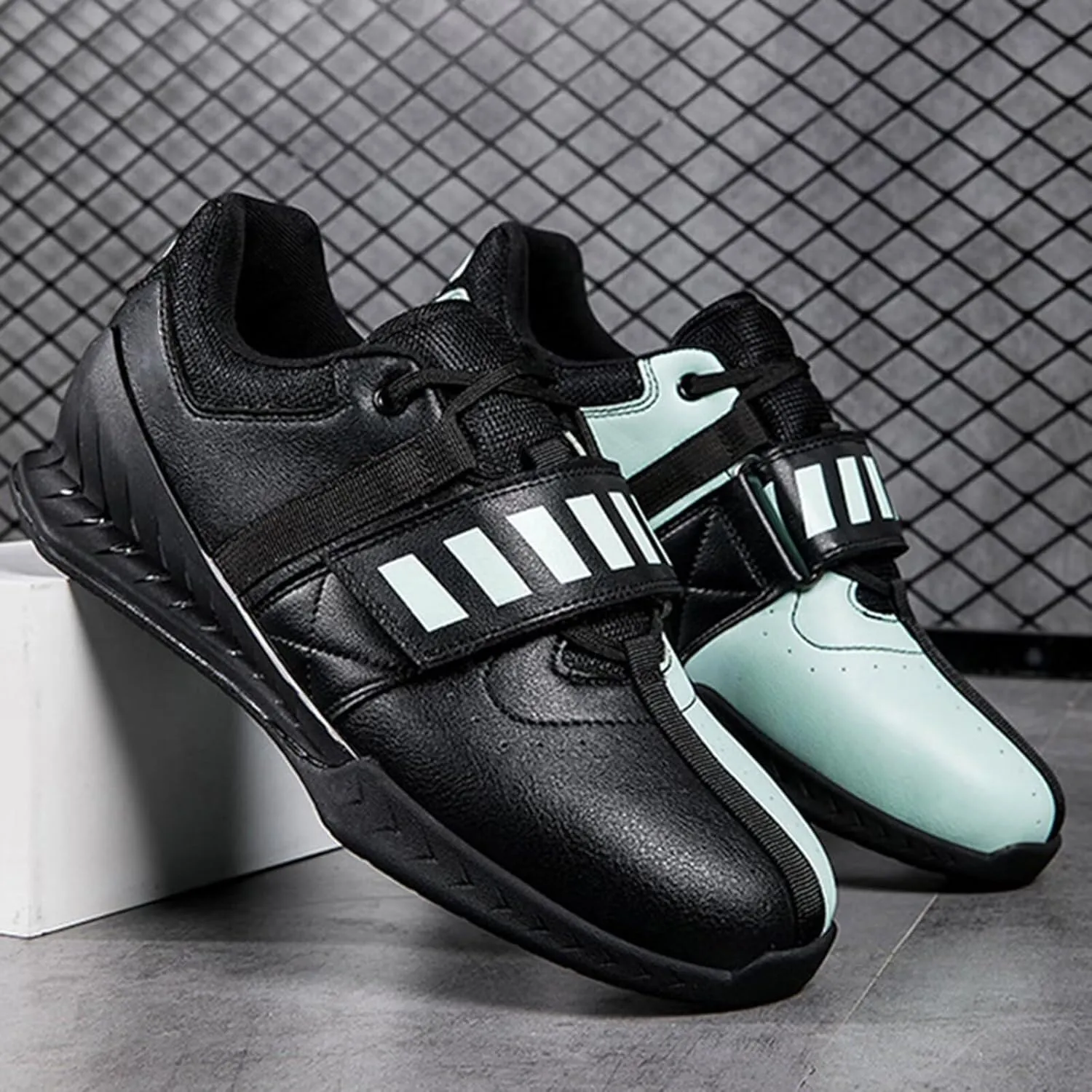 Squat Shoes Men's Deadlift Shoes Weightlifting Powerlifting & Bodybuilding Shoes Fitness Shoes for Weight Lifting Hard Pulling and Weight Training