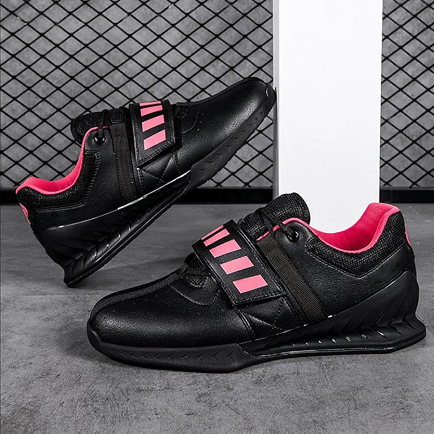 Squat Shoes Men's Deadlift Shoes Weightlifting Powerlifting & Bodybuilding Shoes Fitness Shoes for Weight Lifting Hard Pulling and Weight Training