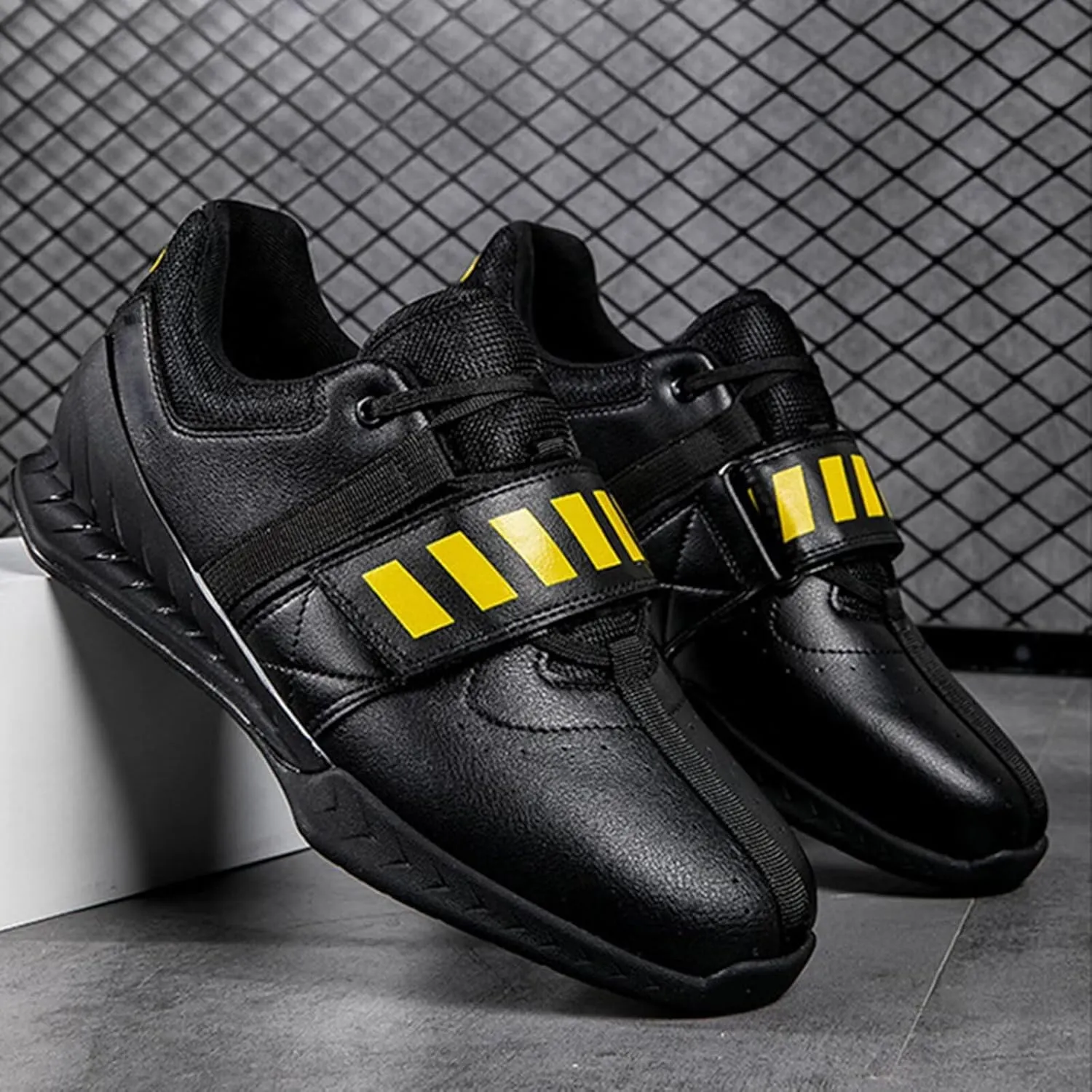 Squat Shoes Men's Deadlift Shoes Weightlifting Powerlifting & Bodybuilding Shoes Fitness Shoes for Weight Lifting Hard Pulling and Weight Training