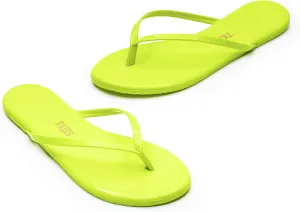 TKEES Women's Lily Patent Solids Flip-Flop