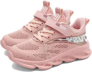 Toddler/Little Kid/Big Kid Girls Sneakers Kids Shoes Unisex Lightweight Breathable Athletic Running Tennis Fitness Shoes