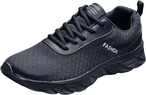 Versatile & Casual Sneaker Men Sports Shoes Fashionable New Pattern Solid Color Simple Mesh Breathable Comfortable Lace