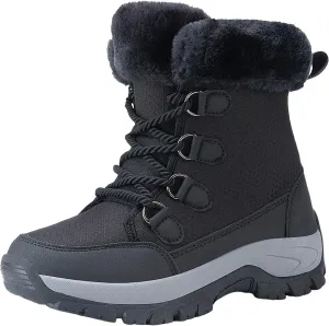 Women Snow Boots Winter Boots Couple Fashion Simple Solid Color Autumn Winter Thickened Warm Snow Riding Boots