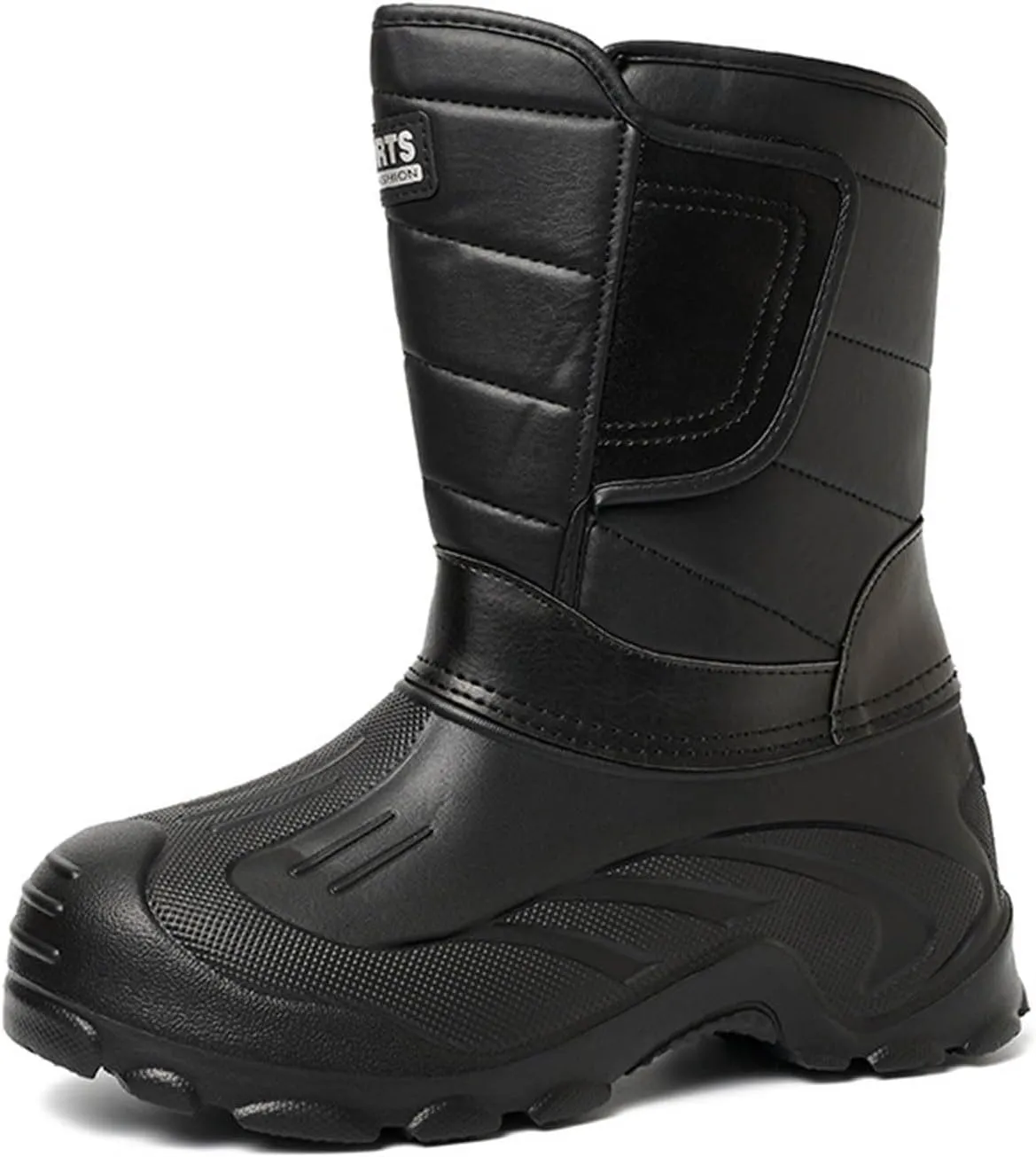 Women's Fuzzy Mid-Calf Boots Lace up Snow Boots for Women Non Slip Boots Winter Boots Outdoor Lightweight Boots